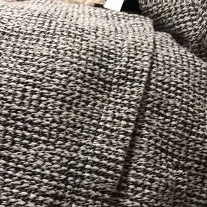 Black and white loft jacket